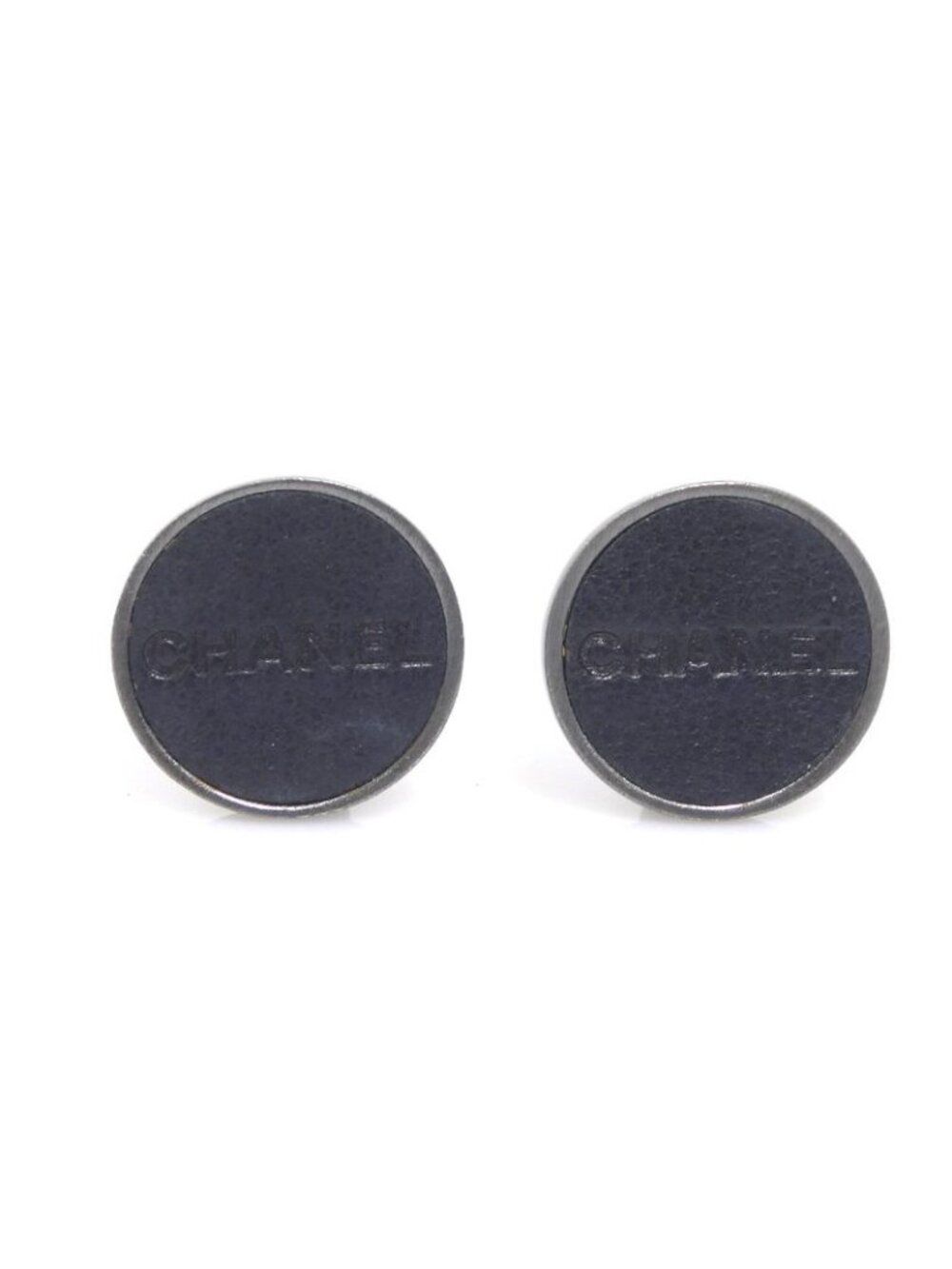 Chanel Classic Black Earrings